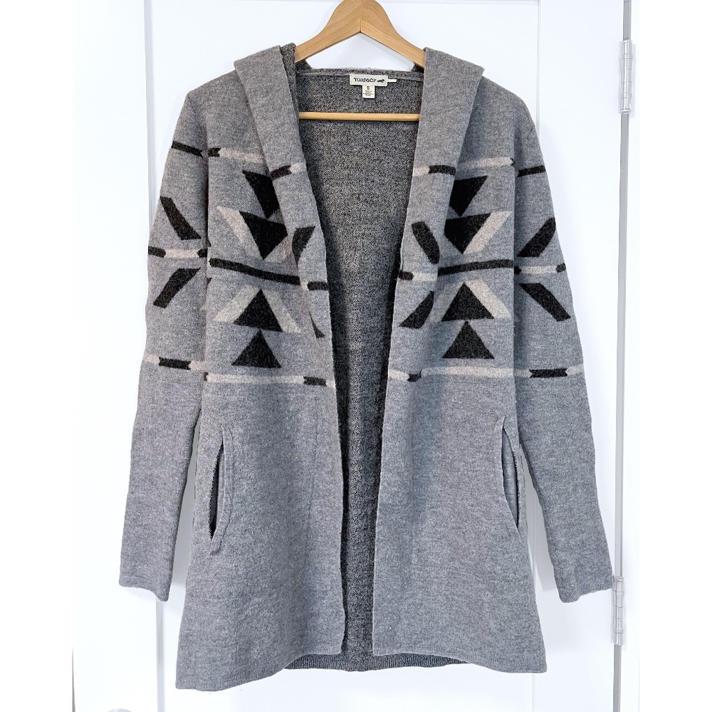 Toad&Co Merino Heartfelt Hoodie Open Cardigan Small